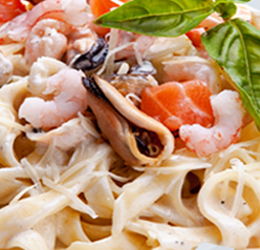 TAGLIATELLES FRUITS DE MER